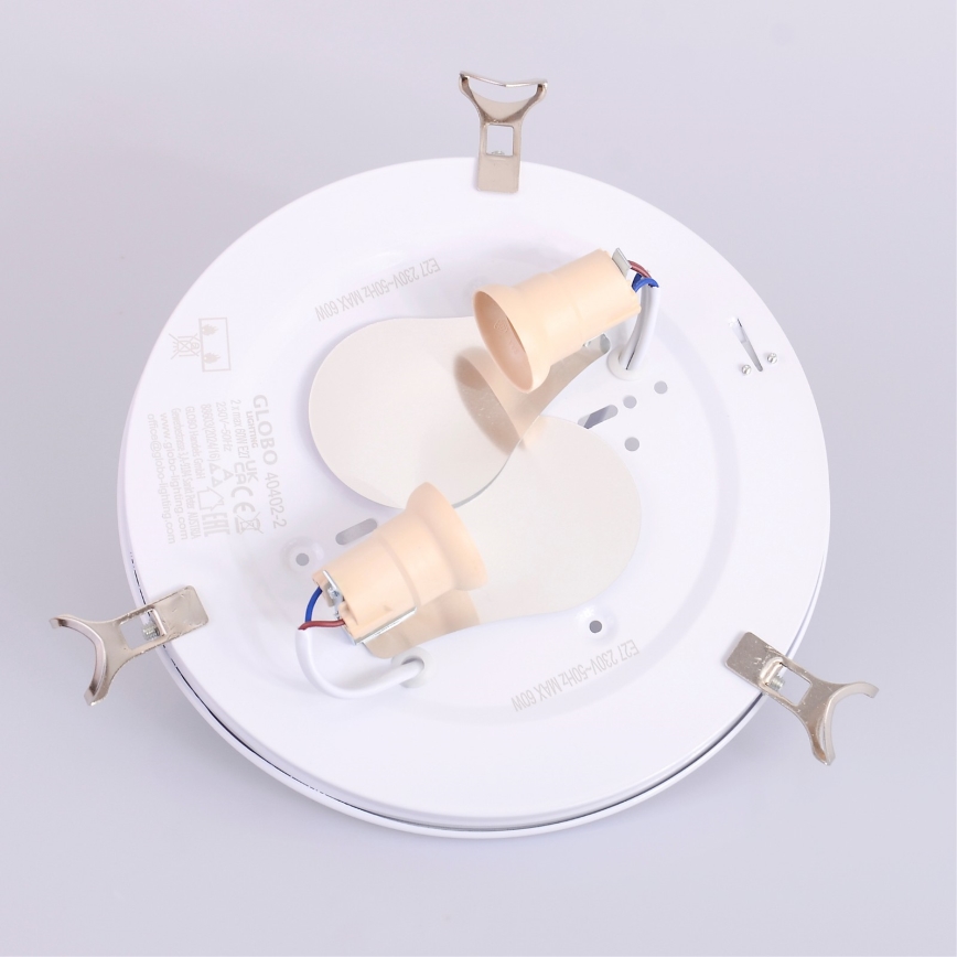 Globo - Lampa sufitowa 2xE27/60W/230V