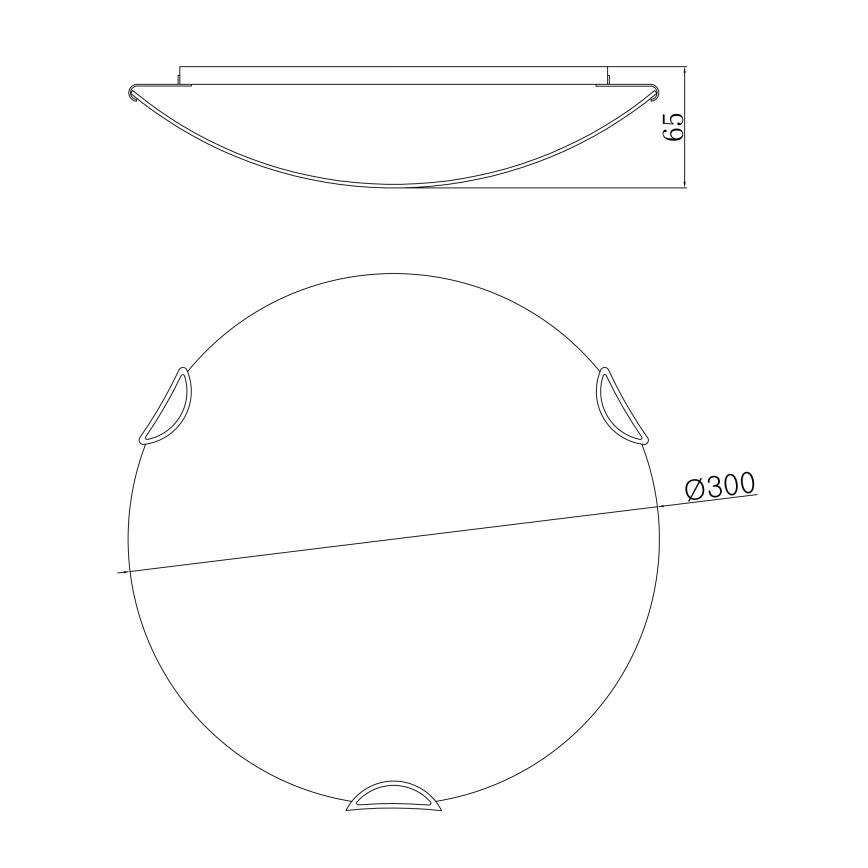 Globo - Lampa sufitowa 2xE27/60W/230V