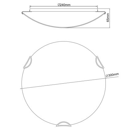 Globo - Plafon dziecięcy 2xE27/60W/230V