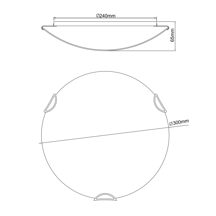 Globo - Plafon dziecięcy 2xE27/60W/230V