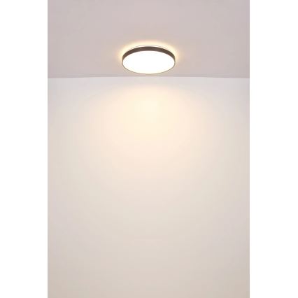 Globo - LED Plafon LED/24W/230V śr. 48 cm antracyt