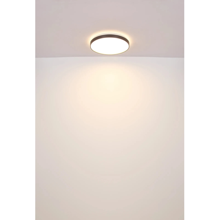Globo - LED Plafon LED/24W/230V śr. 48 cm antracyt