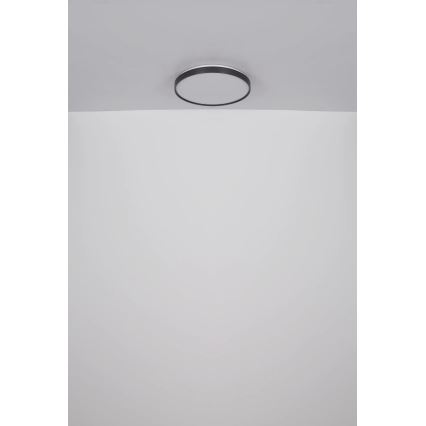 Globo - LED Plafon LED/24W/230V śr. 48 cm antracyt