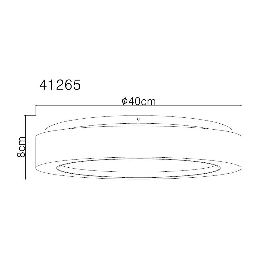 Globo - LED Plafon LED/24W/230V śr. 40 cm 3000K biały
