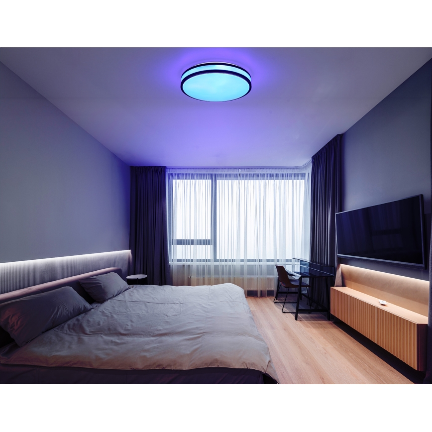 Globo - Ściemnialna lampa sufitowa RGBW LED/18W/230V 2700-6000K + zdalne sterowanie