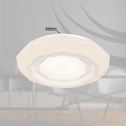 Globo - LED Plafon ściemnialny LED/24W/230V 2700-6500K + zdalne sterowanie