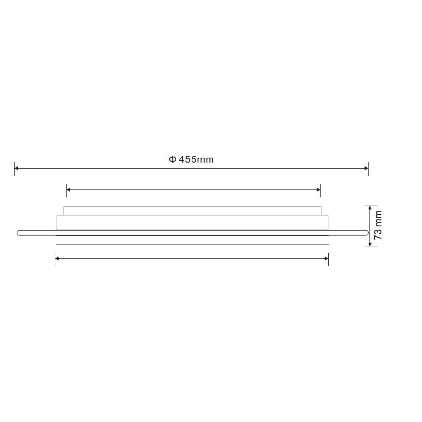 Globo - LED Plafon ściemnialny LED/30W/230V 3000-6500K + zdalne sterowanie