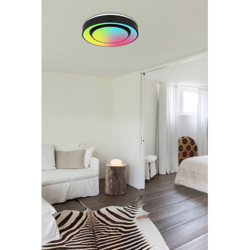 Globo - Ściemnialna lampa sufitowa RGBW LED/24W/230V 3000-6500K+ pilot zdalnego sterowania