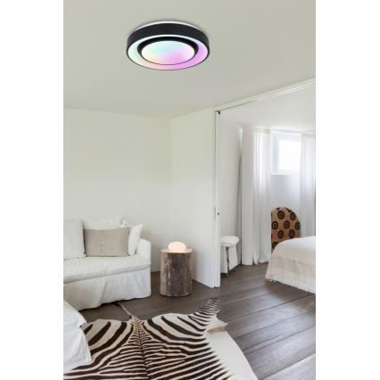Globo - Ściemnialna lampa sufitowa RGBW LED/24W/230V 3000-6500K+ pilot zdalnego sterowania