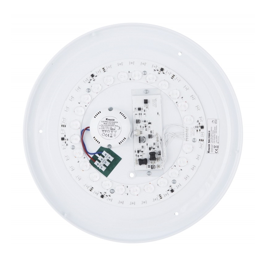 Globo - Ściemnialna lampa sufitowa RGBW LED/24W/230V 3000-6500K+ pilot zdalnego sterowania