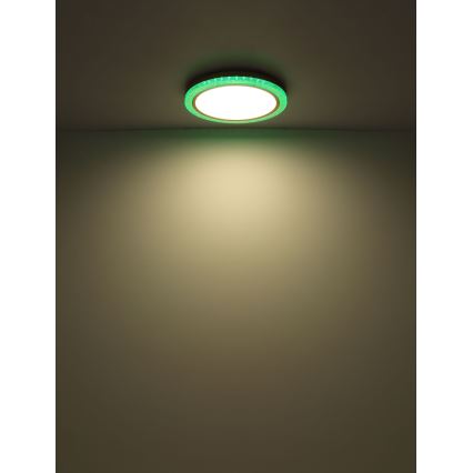 Globo - Ściemnialna lampa sufitowa RGBW LED/20W/230V 2700-6500K + pilot zdalnego sterowania