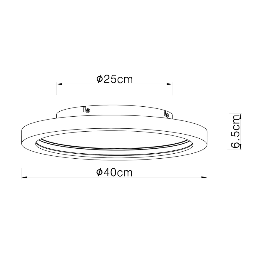 Globo - LED RGBW Ściemnialny plafon LED/24W/230V 2700-6000K + pilot zdalnego sterowania