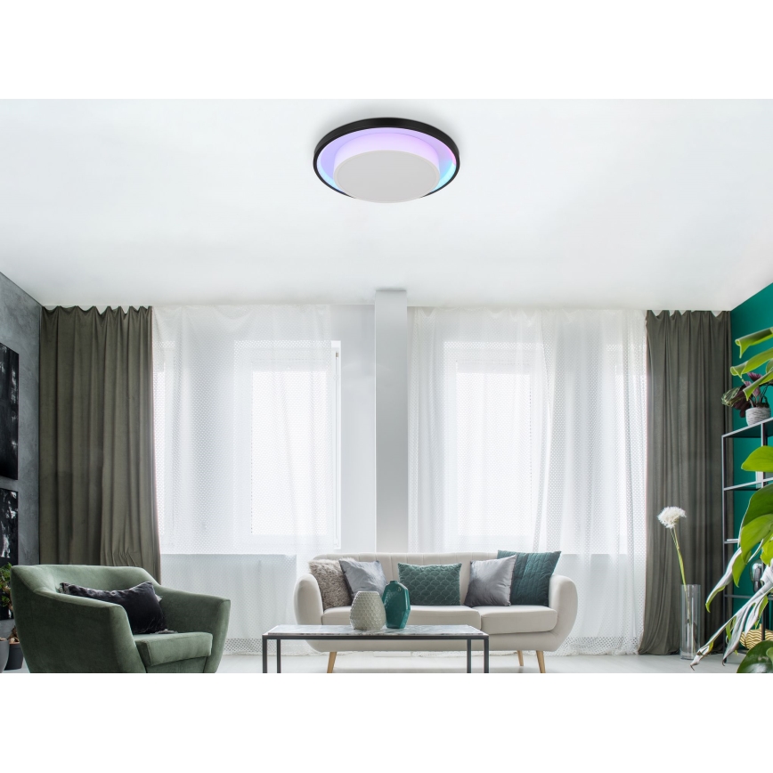 Globo - LED RGBW Ściemnialny plafon LED/21W/230V 2700-6500K+ pilot zdalnego sterowania