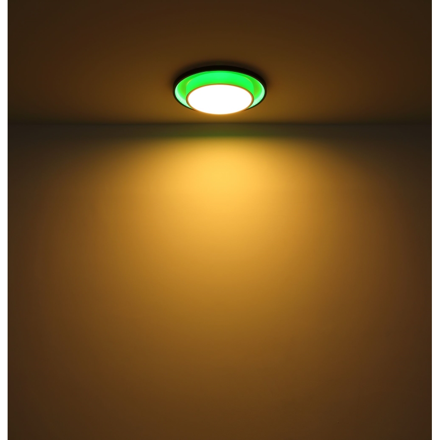 Globo - LED RGBW Ściemnialny plafon LED/21W/230V 2700-6500K+ pilot zdalnego sterowania