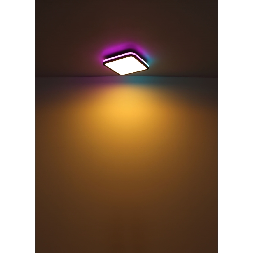Globo - LED RGBW Ściemnialny plafon LED/40W/230V 2700-6500K + pilot zdalnego sterowania