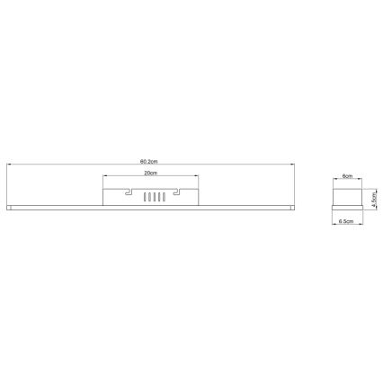 Globo - LED Bathroom ceiling light LED/12W/230V IP44