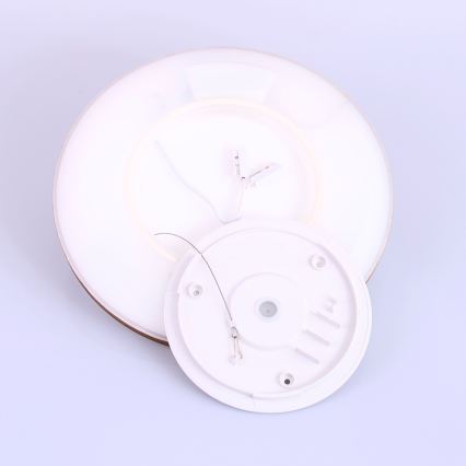 Globo - LED Ściemnialny plafon łazienkowy LED/18W/230V śr. 29,4 cm IP44 brązowy