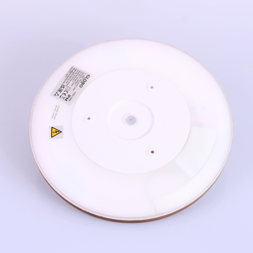 Globo - LED Ściemnialny plafon łazienkowy LED/18W/230V śr. 29,4 cm IP44 brązowy