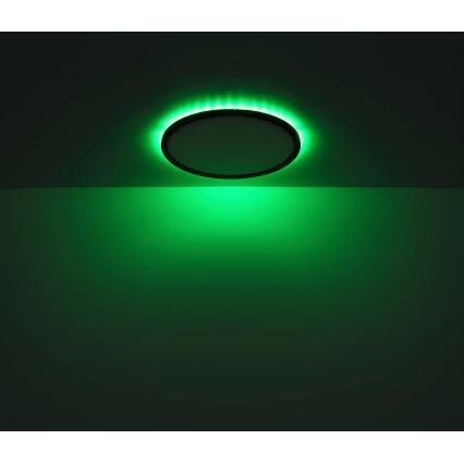 Globo - LED RGB Plafon łazienkowy ściemnialny LED/21W/230V 3000-6000K + pilot zdalnego sterowania IP44 czarny