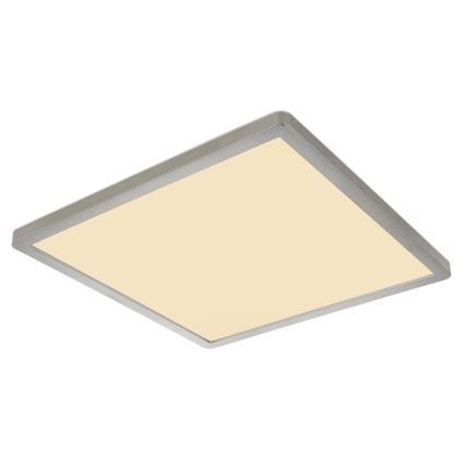 Globo - LED Ściemnialny plafon łazienkowy LED/18W/230V 29,4x29,4 cm IP44 matowy chrom