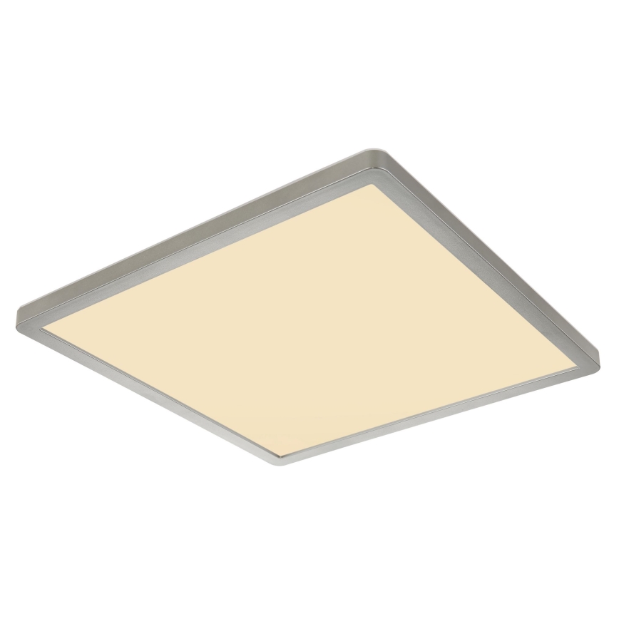 Globo - LED Ściemnialny plafon łazienkowy LED/18W/230V 29,4x29,4 cm IP44 matowy chrom
