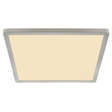 Globo - LED Ściemnialny plafon łazienkowy LED/18W/230V 29,4x29,4 cm IP44 matowy chrom