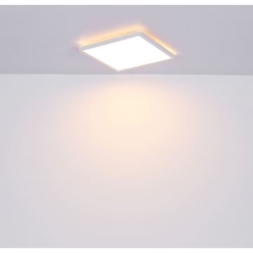 Globo - LED Ściemnialny plafon łazienkowy LED/18W/230V 29,4x29,4 cm IP44 biały