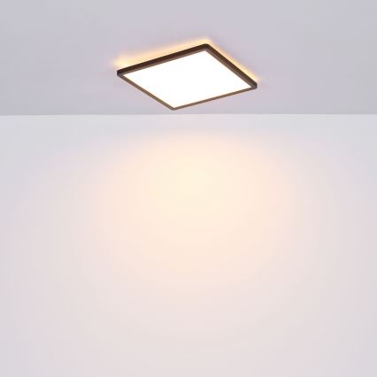 Globo - LED regulowane sufitowe oświetlenie łazienkowe LED/24W/230V 42x42 cm IP44 czarne