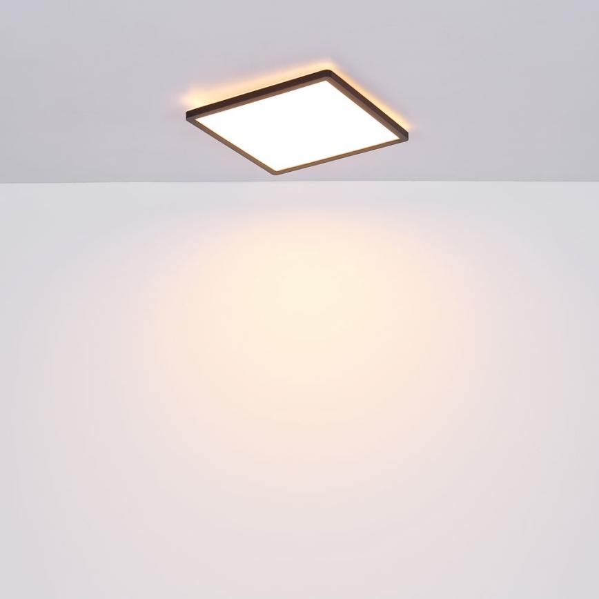 Globo - LED regulowane sufitowe oświetlenie łazienkowe LED/24W/230V 42x42 cm IP44 czarne