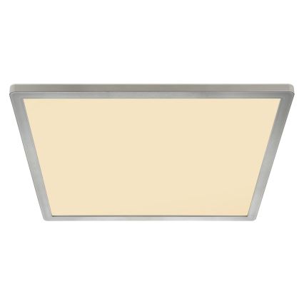 Globo - LED Ściemnialny plafon łazienkowy LED/24W/230V 42x42 cm IP44 matowy chrom