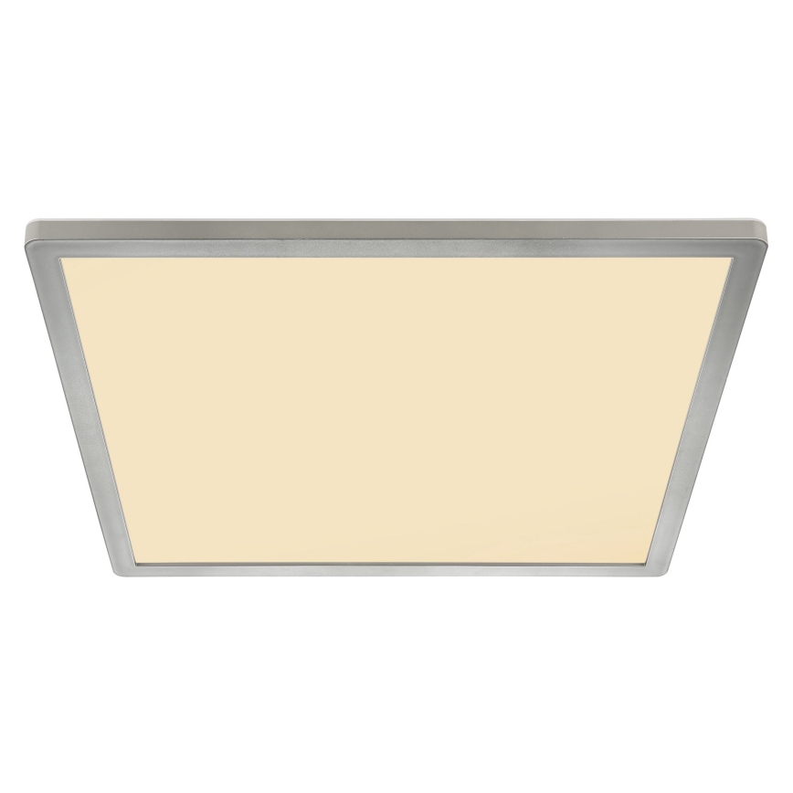 Globo - LED Ściemnialny plafon łazienkowy LED/24W/230V 42x42 cm IP44 matowy chrom