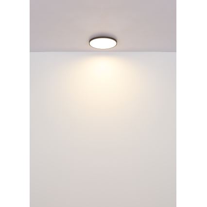 Globo - LED Plafon LED/15W/230V 4000K śr. 23 cm czarny