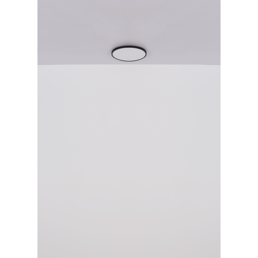 Globo - LED Plafon LED/15W/230V 4000K śr. 23 cm czarny