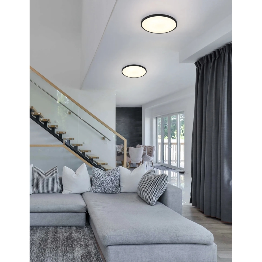 Globo - Lampa sufitowa LED/20W/230V 4000K Ø30 cm czarna