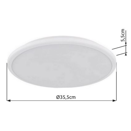 Globo - LED Plafon LED/18W/230V 3000K śr. 35 cm biały