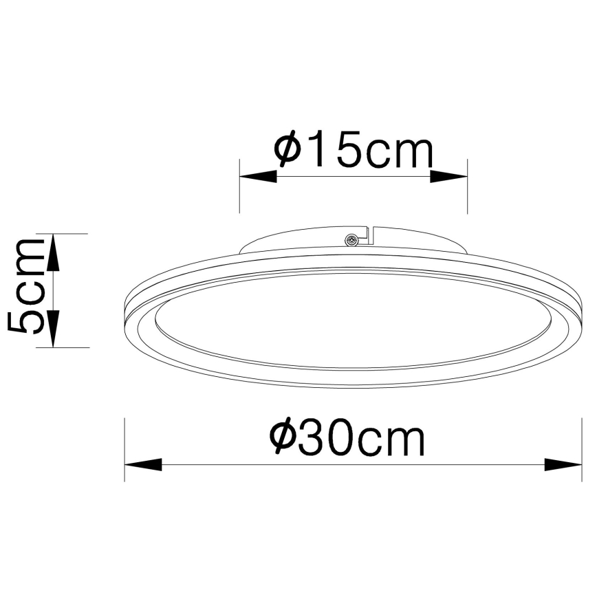 Globo - LED Plafon LED/30W/230V śr. 30 cm
