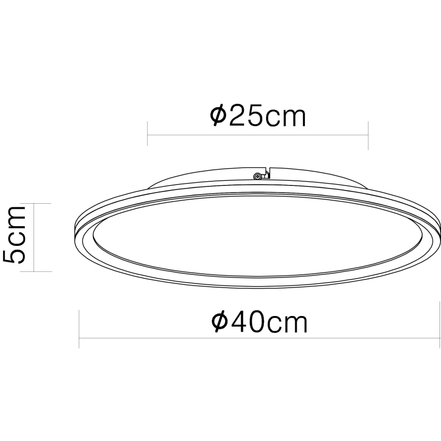 Globo - LED Plafon LED/39W/230V śr. 40 cm