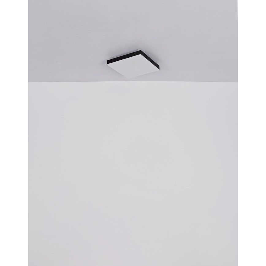 Globo - LED Plafon LED/18W/230V 30x30 cm czarny