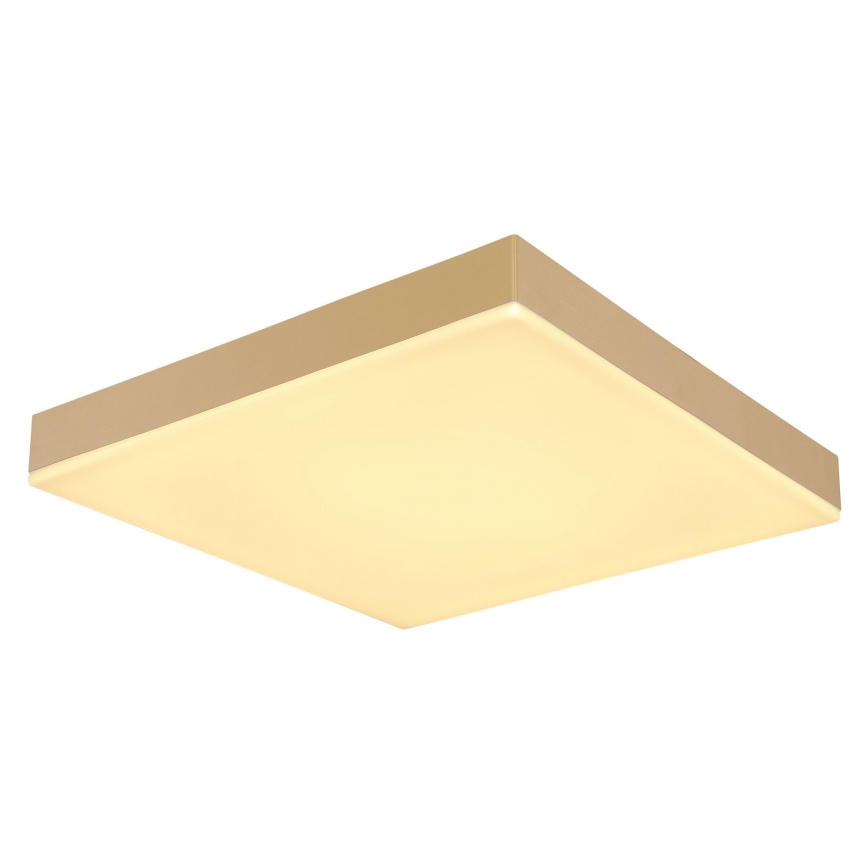 Globo - LED Plafon LED/18W/230V 30x30 cm złoty