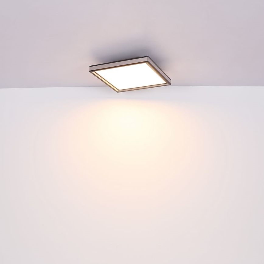 Globo - LED Plafon LED/12W/230V 30x30 cm czarny/biały