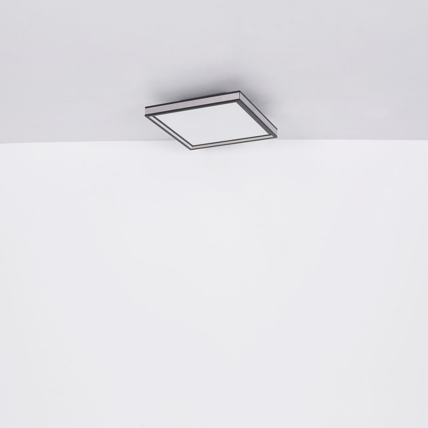 Globo - LED Plafon LED/12W/230V 30x30 cm czarny/biały