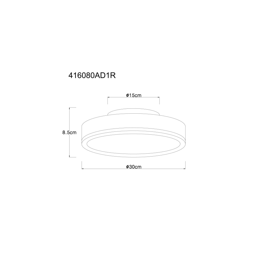 Globo - LED Plafon LED/12W/230V 3000K śr. 30 cm