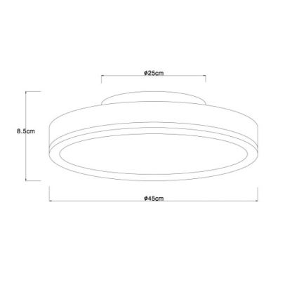Globo - LED Plafon LED/24W/230V 3000K śr. 45 cm