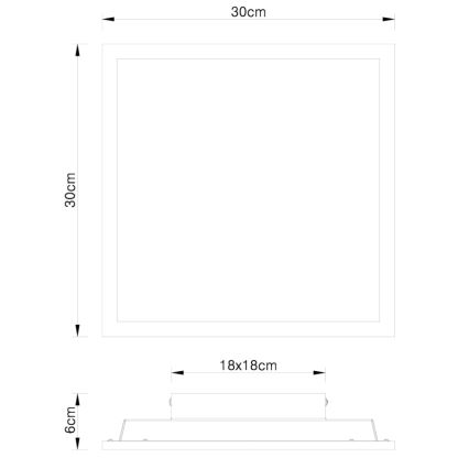 Globo - LED Plafon LED/12W/230V