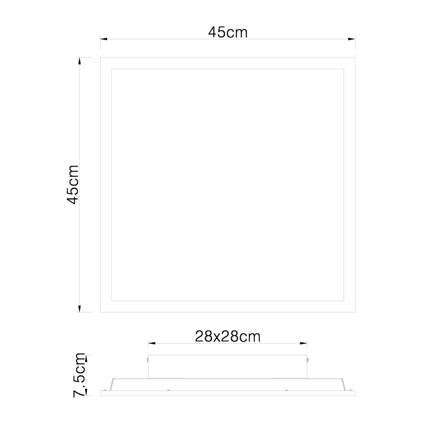 Globo - LED Plafon LED/24W/230V