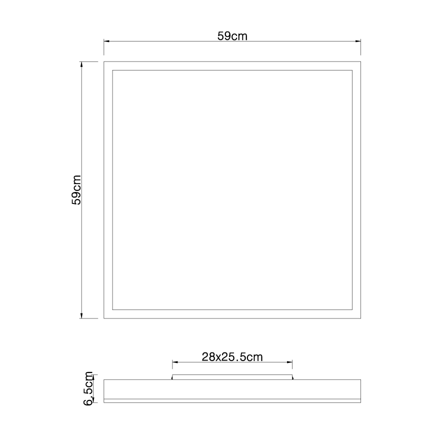 Globo - LED Plafon LED/36W/230V
