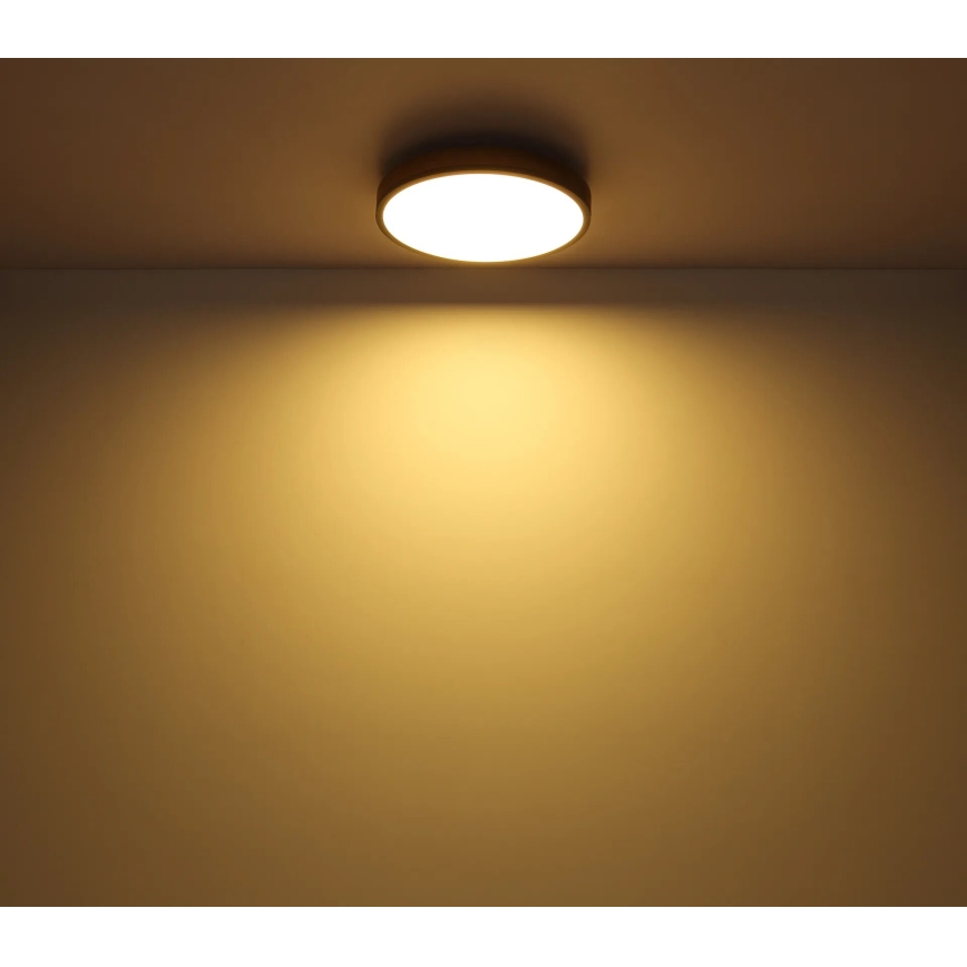 Globo - LED Plafon ściemnialny LED/40W/230V 2700-6500K śr. 60 cm + pilot zdalnego sterowania brązowy/szary
