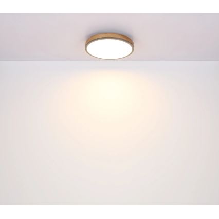 Globo - LED Plafon ściemnialny LED/40W/230V 2700-6500K śr. 60 cm + pilot zdalnego sterowania brązowy/szary