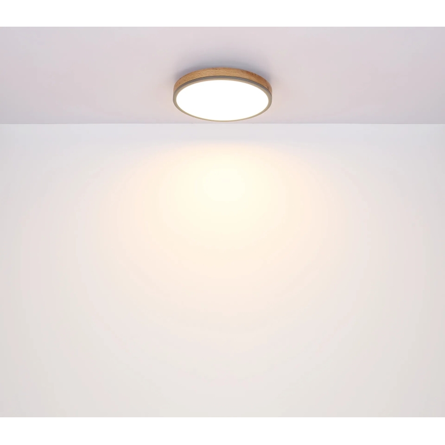 Globo - LED Plafon ściemnialny LED/40W/230V 2700-6500K śr. 60 cm + pilot zdalnego sterowania brązowy/szary