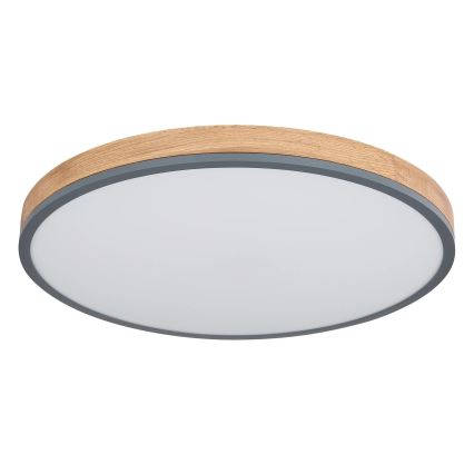 Globo - LED Plafon ściemnialny LED/40W/230V 2700-6500K śr. 60 cm + pilot zdalnego sterowania brązowy/szary